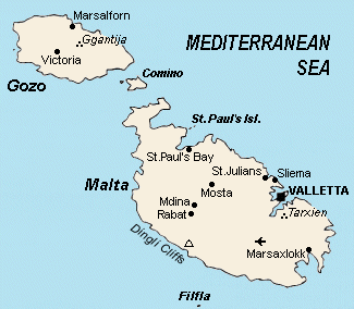 MALTA MAP